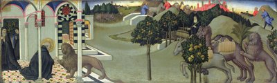 Saint Jérôme et le lion, 1444 - Sano di Pietro